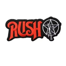 Music Rock Band Rush Patch, Iron On/Sew On