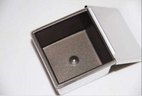 Antihaftbeschichtet quadratisch glatt Toast Backdose mit Deckel 60 mm * 60 mm * 4-teiliges Set - Bild 3 von 6