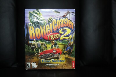 RollerCoaster Tycoon 2: Time Twister (PC, 2003) Brand New Sealed in Retail Box