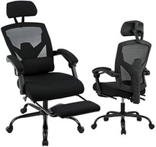 Home Office Desk Chair Reclining High Back Mesh Swivel Rolling Task Chair