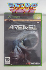 AREA 51 PEGI 16 MIDWAY MICROSOFT XBOX ITALIANO SIGILLATO 2005 PAL NUOVO