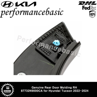 Genuine Rear Door Molding RH 87732N9000CA for Hyundai Tucson 2022