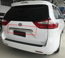 Chrome Rear Trunk Cover Tail Door Moulding Lid Trim For Toyota Sienna 2011-2020