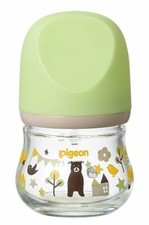 Pigeon Breastfeeding Baby Bottle Heat-resistant Glass Bear 80ml NEW from Japan