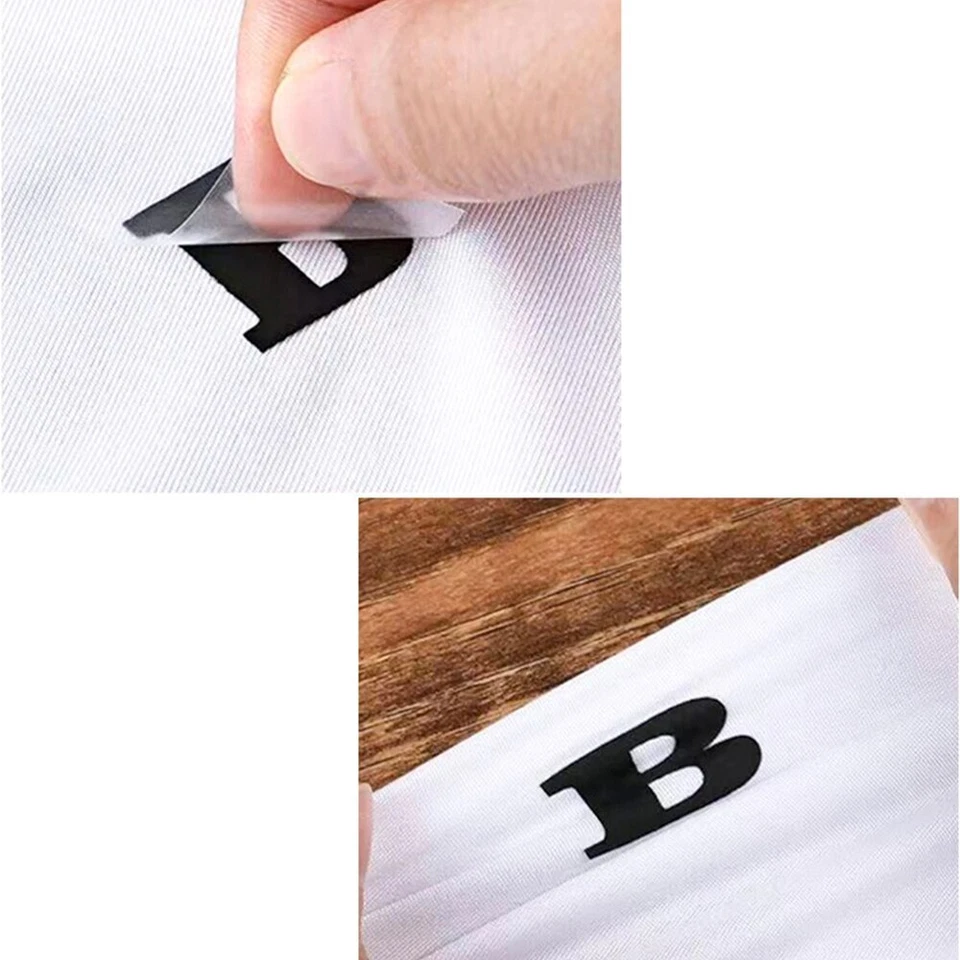 Iron on Letters Heat Transfer Patches for T-Shirt Bag Clothing Craft Accessories - Image 2 of 4