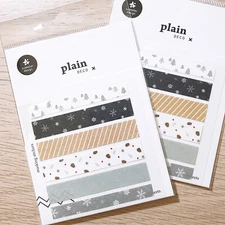 Suatelier Plain Deco Masking Tape Sticker | Korea Craft Scrapbooking