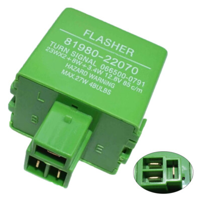 1978-1990 Toyota Electronic LED Flasher Relay Turn Signal Bulbs