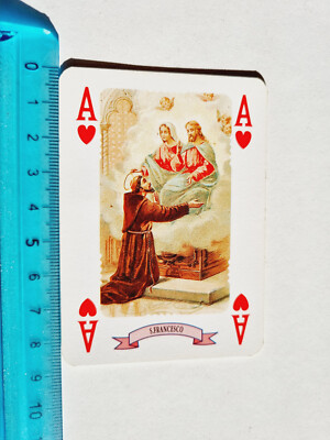 SAN FRANCESCO CARD RARE CARD LE CHEERFUL LIVES DE SAINT HEART 90s ORIGINAL