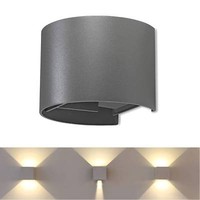 Led Wandleuchte Up & Down AußEnleuchte IP54 Led AußEn-Wandleuchte Schwarz - Coso