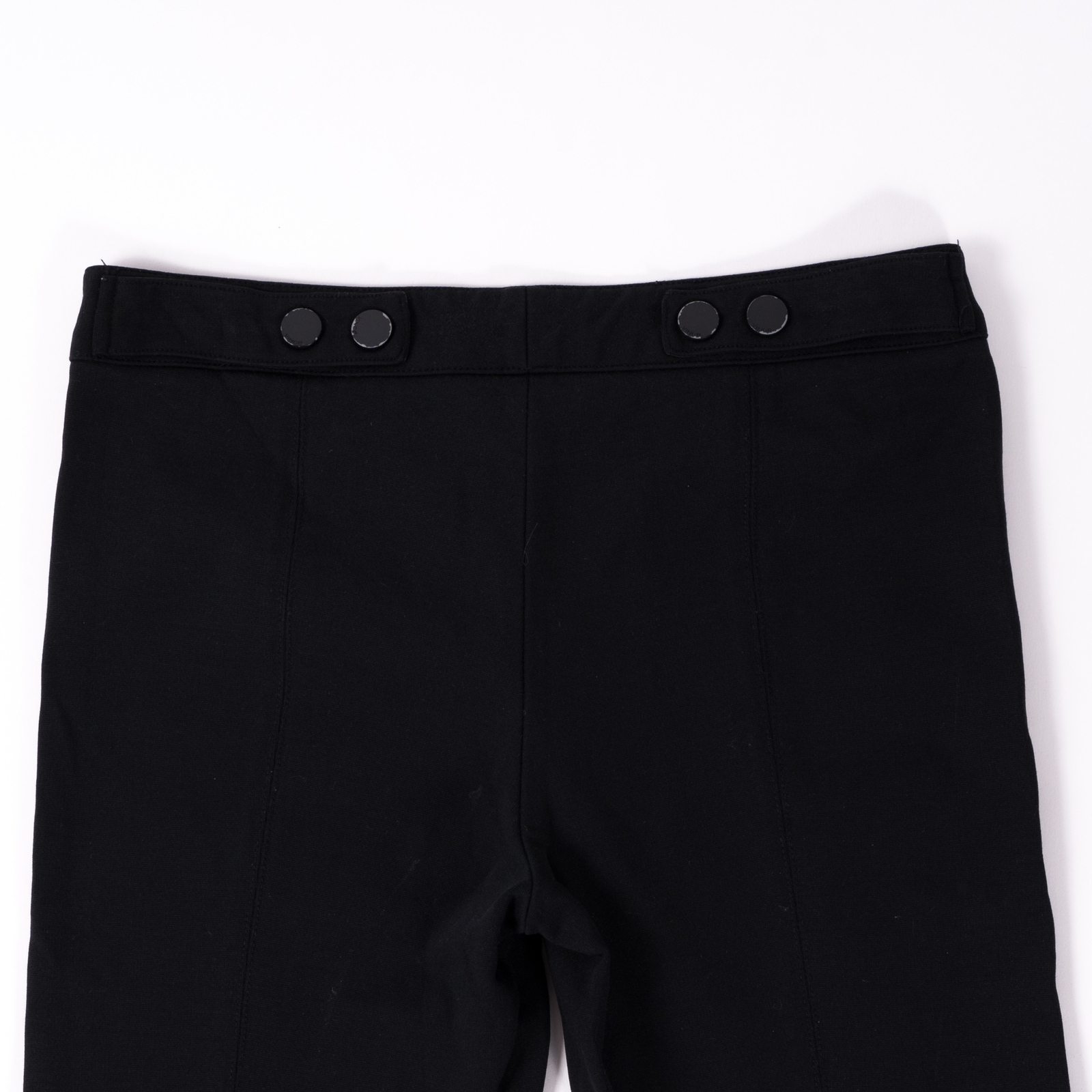 Vince Basic Stretch Printed Black Flared Pants - … - image 8