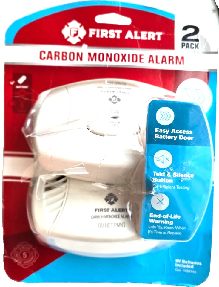 FIRST ALERT CO400 Battery-powered Electrochemical Carbon Monoxide Detector ASIS - Image 4 of 4