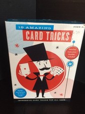 B17 19 Amazing Card Tricks w/Detail Instruction Book NIB Master  Perform Magic