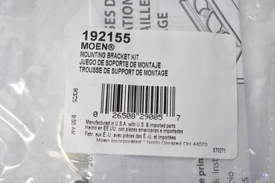 Moen 192155 Kitchen Faucet Mounting Bracket Kit Hardware Set