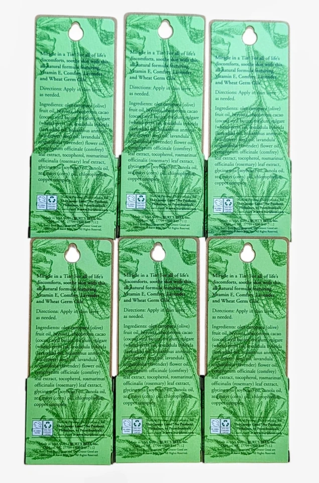 6 - Burt's Bees Res-Q Ointment - Naturally Soothing - 0.6 oz Each  - Image 2 of 3