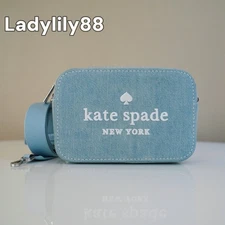 NWT Kate Spade KK260 Oh Snap Denim Camera Bag $280