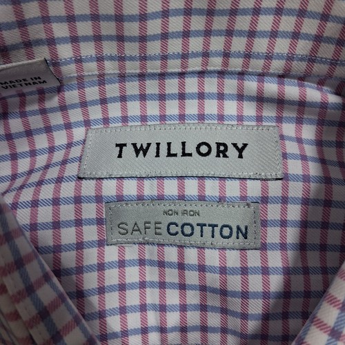 Camisa Twillory para hombre 15 34/35 vestido de negocios de algodón seguro sin planchar  - Imagen 3 de 12