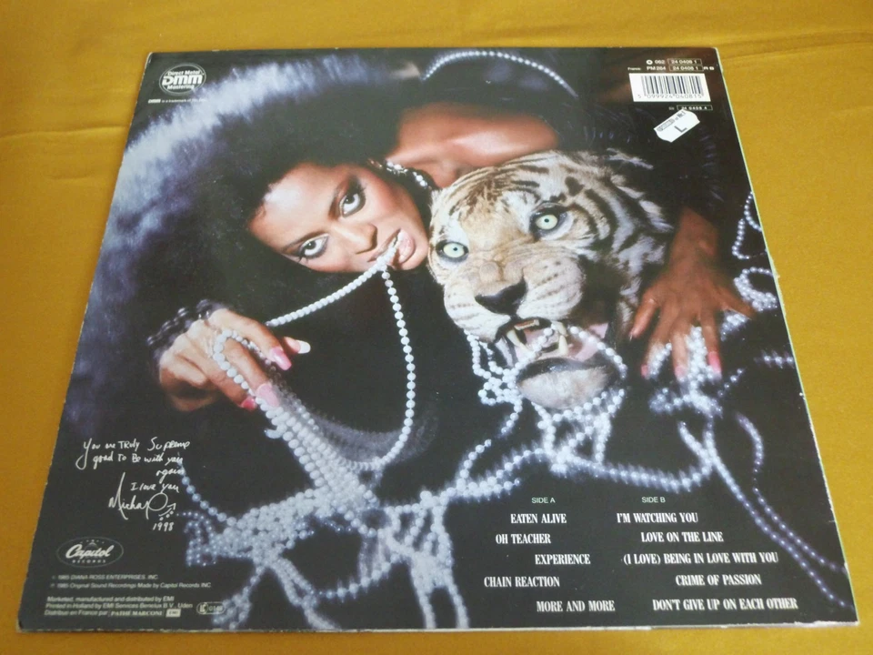 Langspielplatte "DIANA ROSS - EATEN ALIVE" - Bild 2 von 2