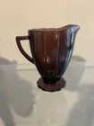 Hazel Atlas Amethyst Purple Newport Hairpin Creamer~Depression Glass