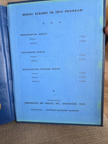 Medallic Art Co Stato Presidenziale 50 Medaglia Set Completo 2 Libri - Foto 15 di 15