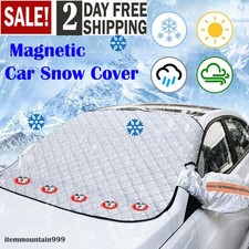 Magnetic Car Windscreen Frost Ice Snow Protector Cover Wing Mirror Sun Shield Magnetic Car Windscreen Frost Ice Snow Protector Cover Wing Mirror Sun Shield