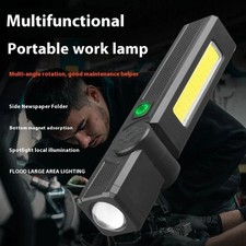 Magnetic COB LED Work Light Car Mechanic USB Rechargeable Flashlight Torch Lamp.