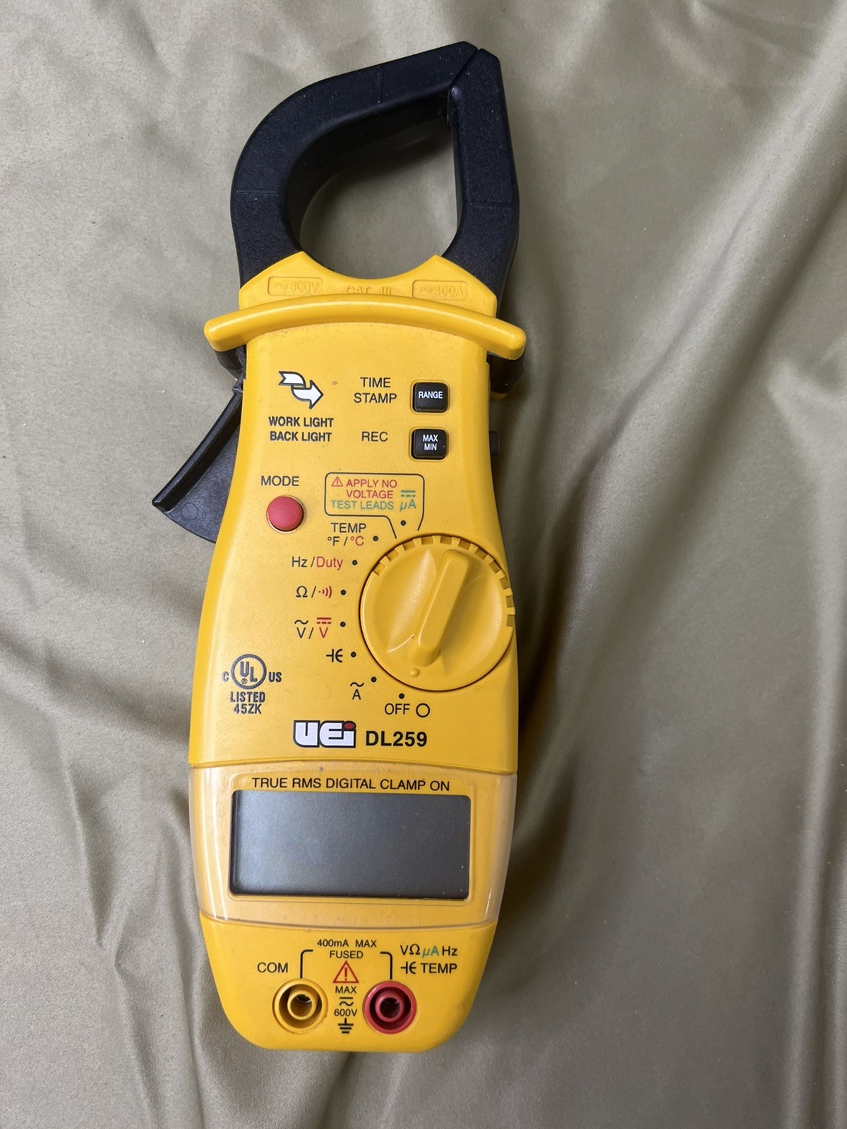 UEI DL259 DIGITAL CLAMP METER