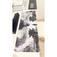 Ink Flow Pattern Large Gaming Mouse Pad Desk Keyboard Mat 31" X 11.5"