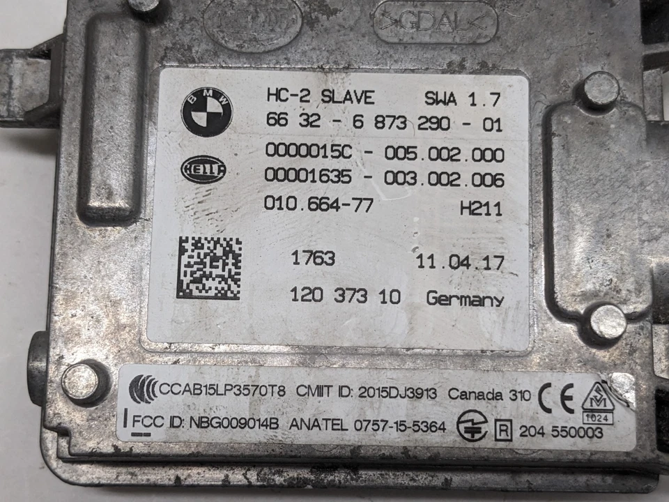 Модуль радара датчика слепых зон BMW X6 X5 X4 X3 2011 - 2019 6632-6873290-01 - Изображение 4 из 4