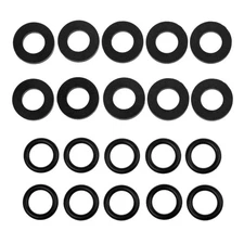 10Pcs Propane Tank Gasket and 10Pcs O-Rings for All Soft Nose P.O.L. Fittings...