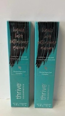 2X Thrive Causemetics Liquid Lash Extensions Mascara Brynn Rich Black SEALED