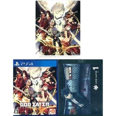 God Eater Resurrection Crossplay Pack & Anime V... PS4 NTSC-J CIB Digital Manual