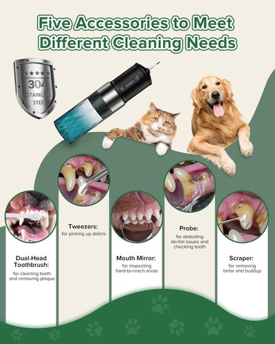 Ultrasonic Tooth Cleaner for Dogs with Water Cooling System. Dog Plaque and S... - Picture 6 of 9