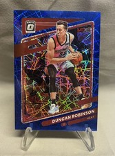 2021-22 Panini Donruss Optic Blue Velocity Prizm Duncan Robinson #89 Heat