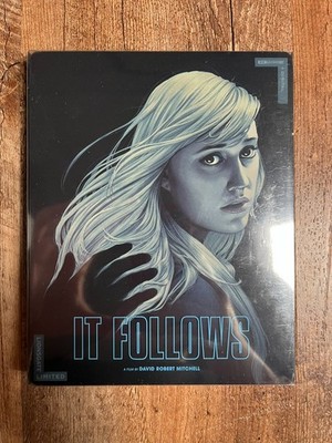 It Follows w Steelbook + Slipcover (4K UHD Blu-ray + Digital, Region Free) *NEW*