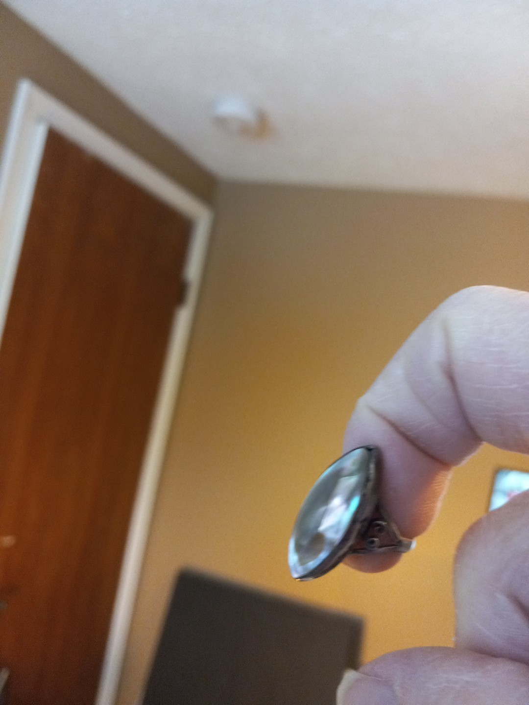 Abalone Sterling Ring - image 4