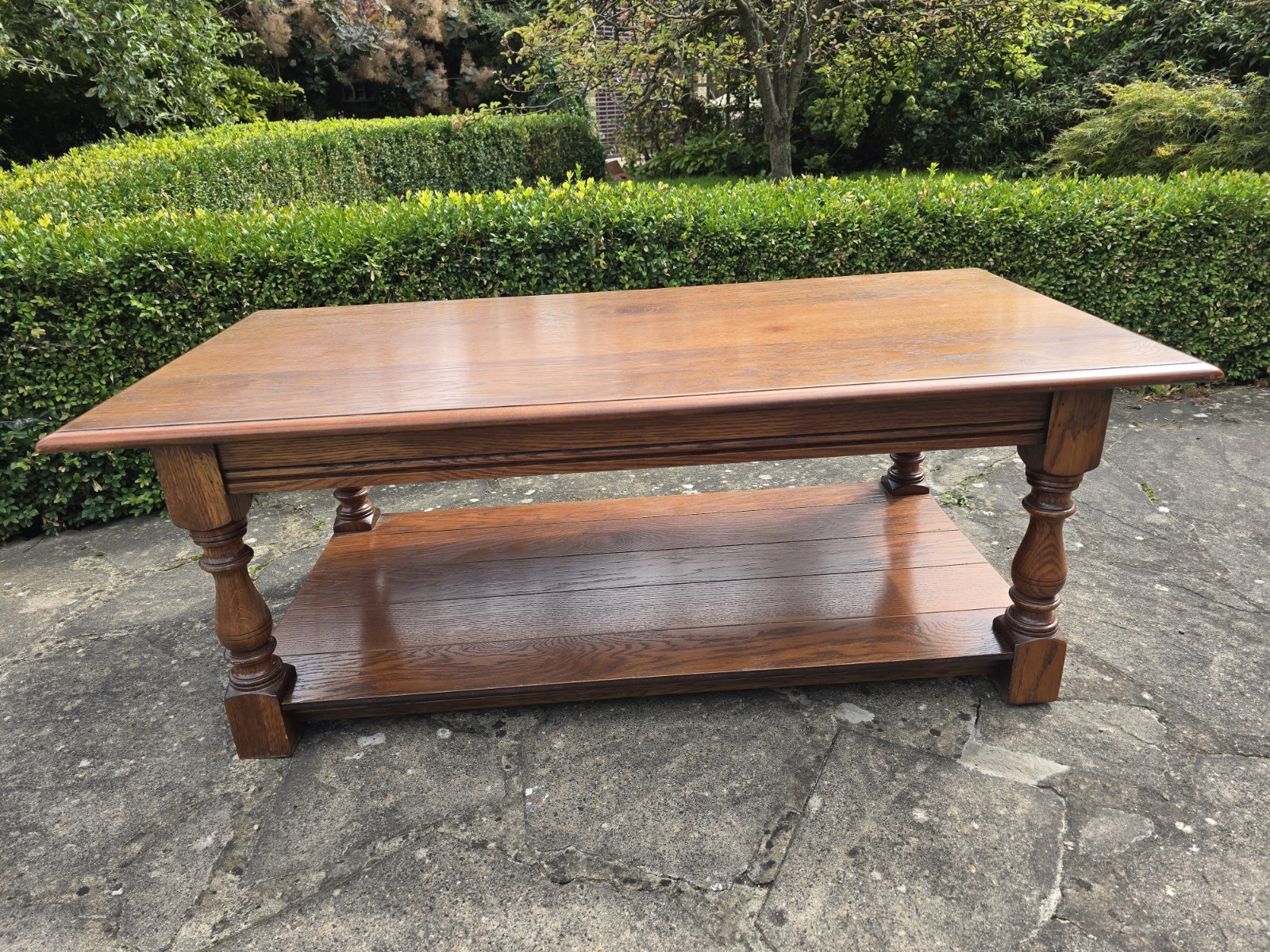Solid Oak Traditional Plank Coffee Table Inbgreat Condition