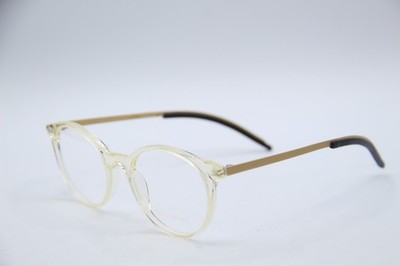 NEW TOM DAVIES TD663 COL.1903 CRYSTAL GOLD BLACK AUTHENTIC EYEGLASSES 48-19