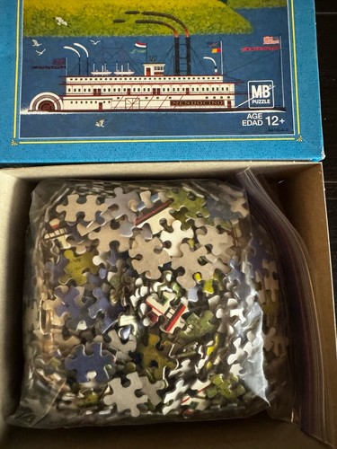 MENDOCINO Charles Wysocki Puzzle Milton Bradley Hasbro 1000 2005 T39 - Picture 4 of 4