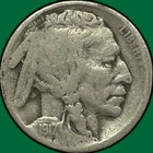 1917-S Buffalo Nickel Choice Very Good VG+/F Coin #32881