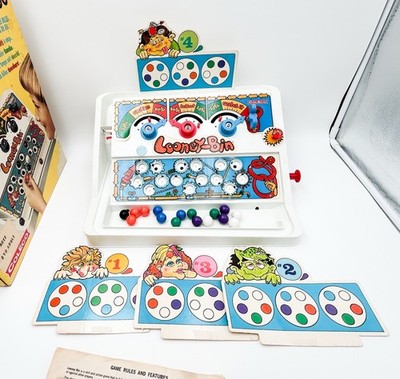 Looney Bin By Coleco Game 1978 Looney-Bin Tested Works Marble Game With Box