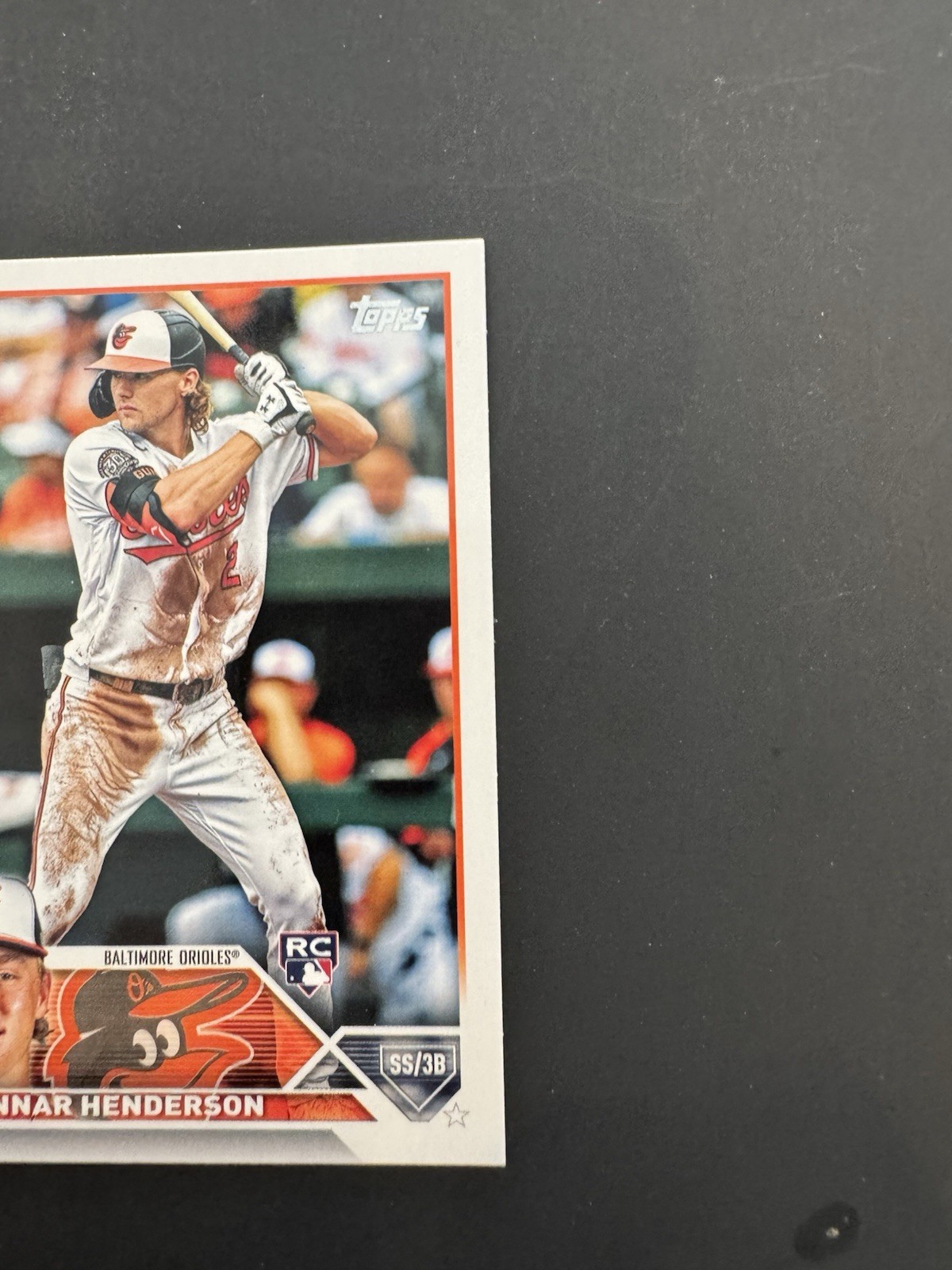 2023 Topps Series 1 Gunnar Henderson #206 (RC) Rookie Baltimore Orioles PSA QTY2 view 2