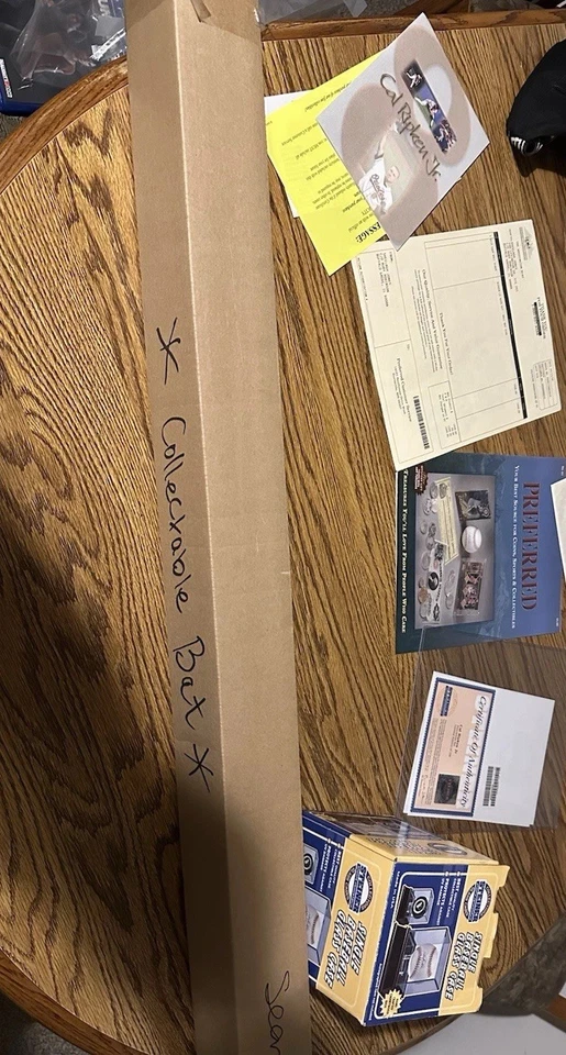 Cal Ripken Jr AUTOGRAPH BAT & BALL SET Bat/108 & Final Game Baseball /888 COAS - Image 2 of 4