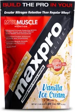 Maxpro Elite Whey Protein Powder | 30G Protein | 0G Sugar | 6.6G Bcaas | Micella