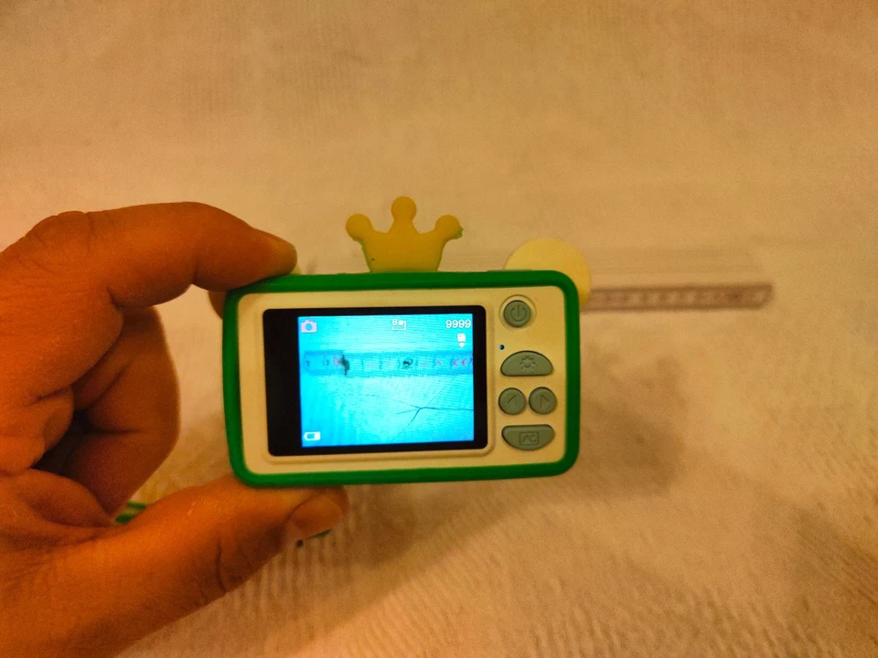 Mini Kinder Digitalkamera 2 Zoll Frosch Schutzhülle Trageband 32GB SD-Karte - Bild 2 von 4