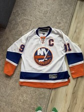 New York Islanders John Tavares #91 Captain Hockey Jersey Reebok Premier Large