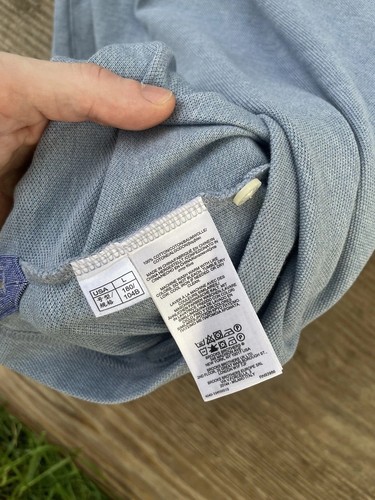 Brooks Brothers Sim Fit Performance Piqué Tejido Manga Larga Polo Hombres Talla L - Imagen 6 de 9