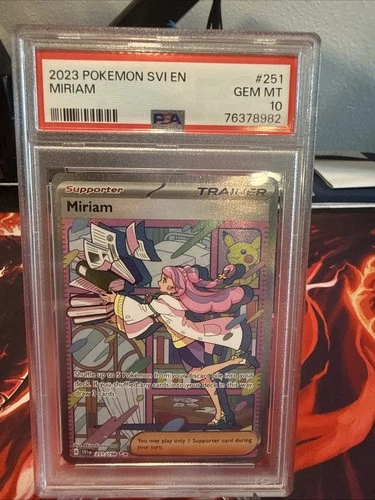 Miriam 251/198 SV01 Scarlet & Violet Base Set Holo Card PSA10 Mint