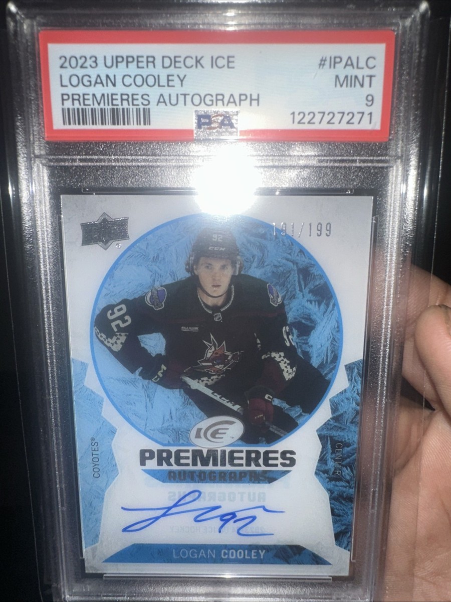 2023-24 Upper Deck Ice Premieres /199 Logan Cooley #IPA-LC Rookie