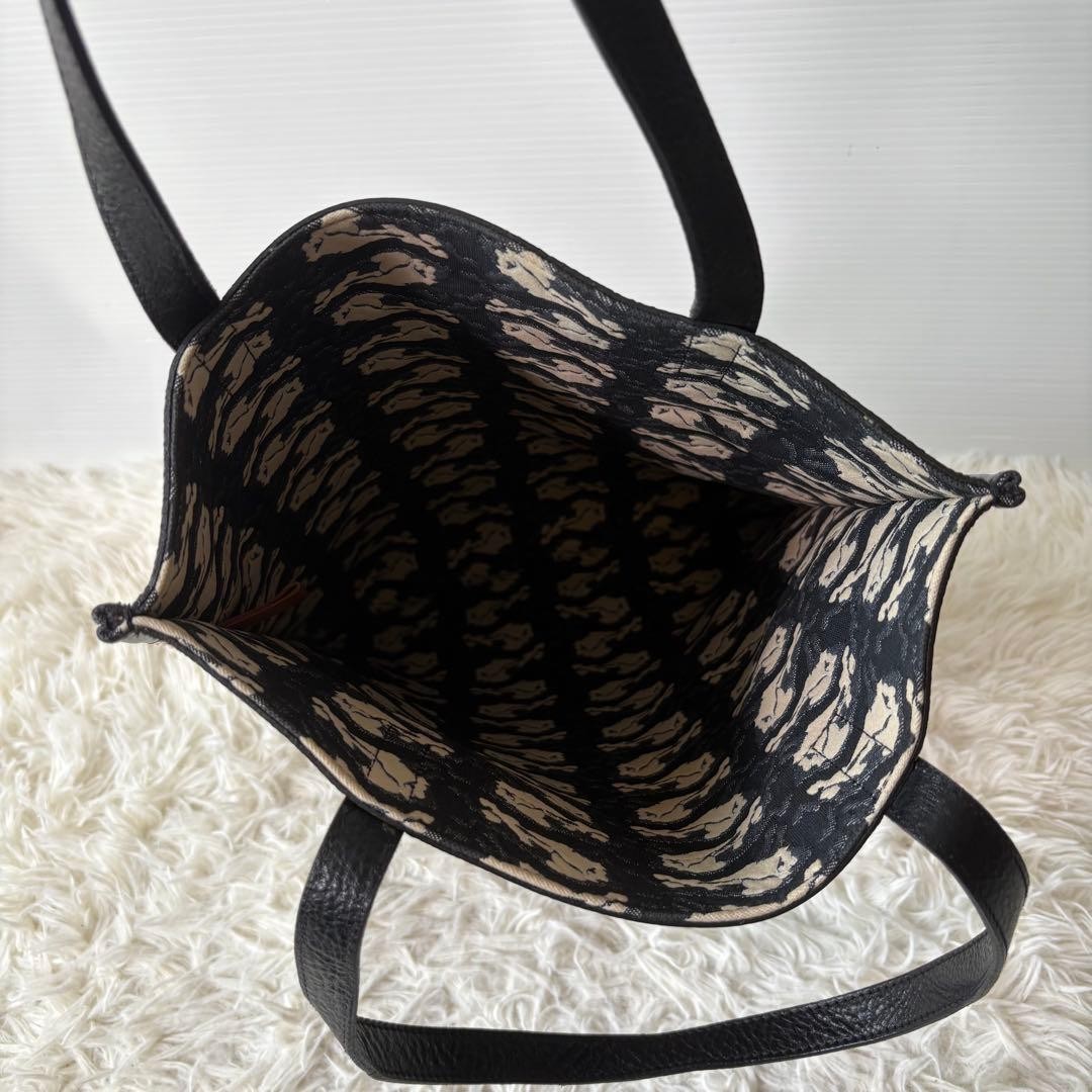 IL BISONTE Python Wave Tote Bag All Over Pattern … - image 8