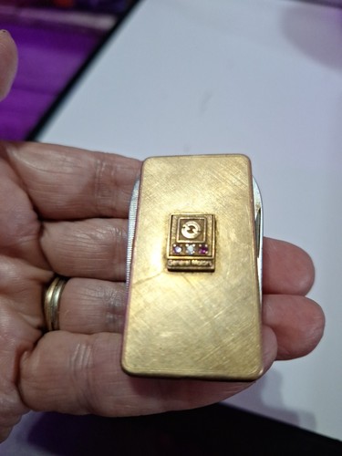 General Motors 30 Jahre Service Geldklammer mit 1 Diamanten und 2 Rubinen